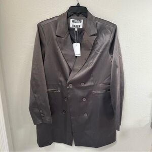 NWT Walter Baker Gunmetal Trench